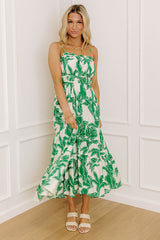 Sunkist Stroll Floral Midi Dress