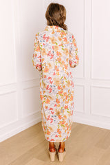 Sunny Views Floral Midi Dress