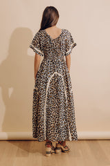 Sassy Statement Leopard Maxi Dress