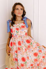 Strolling Through Granada Floral Maxi Dress