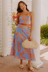 Island Muse Cut Out Midi Dress