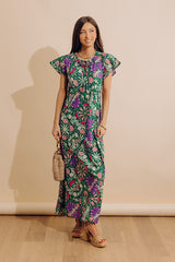 Lush Escape Floral Maxi Dress