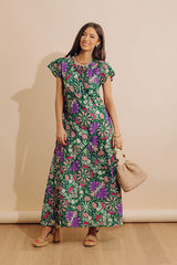 Lush Escape Floral Maxi Dress