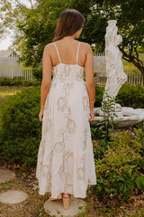 Graceful Gardens Embroidered Maxi Dress