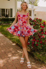 Floral Rhapsody Mini Dress