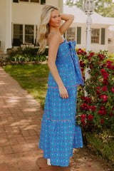 Botanic Bash Front Tie Maxi Dress