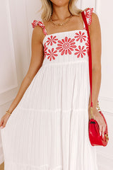 Blossom Voyage Embroidered Maxi Dress