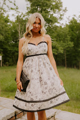 Chateau Stroll Floral Mini Dress
