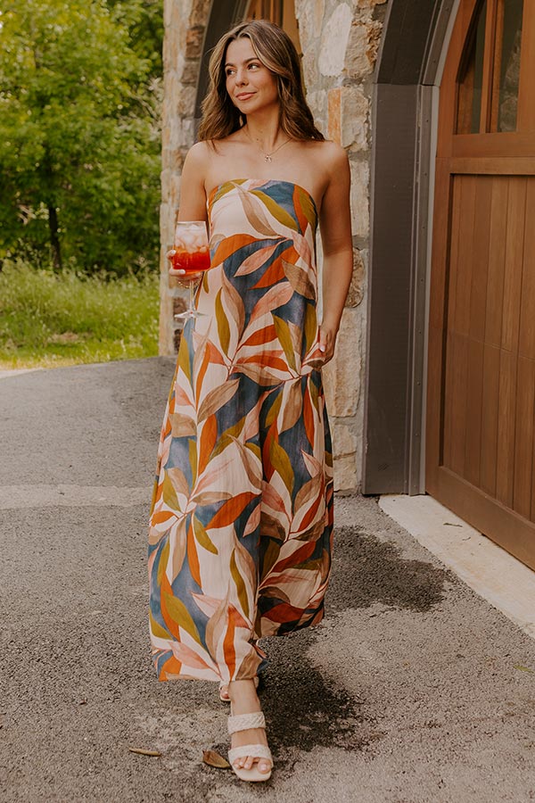 Bali Views Floral Maxi Dress