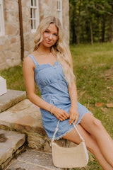 Downtown Diva Denim Mini Dress