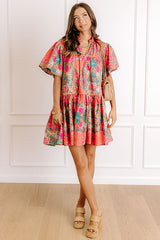 Sunset In Sevilla Floral Mini Dress