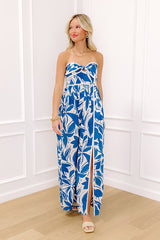Capri Stroll Floral Midi Dress