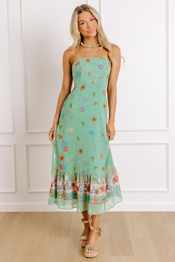 Seaside Breeze Midi Dress