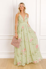 Sauvignon Sweet Floral Maxi Dress