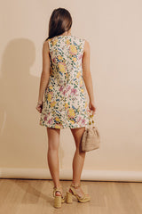 Florence Views Floral Denim Mini Dress