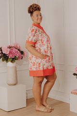 Bloom Bliss Floral Mini Dress Curves