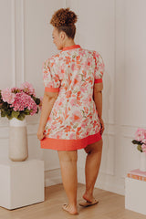 Bloom Bliss Floral Mini Dress Curves