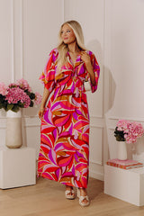 Polished in Paradise Kimono Maxi Dress