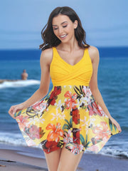 Hazel Blues® | Printed Wide Strap Two-Piece Swim Set