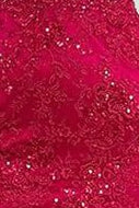 Hot Pink - V Neck Bodycon Sequins Short Homecoming Dresses With Appliques