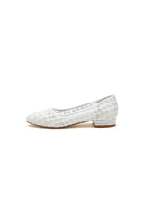 Lace Pointed Toe Wedding Flats